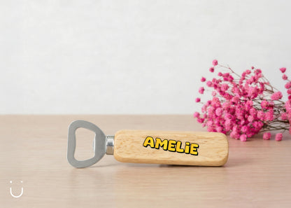 Authentieke flesopener - bedrukt - Doopsuiker