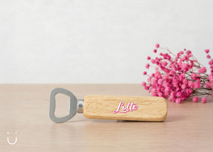 Authentieke flesopener - bedrukt - Doopsuiker