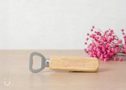 Authentieke flesopener - bedrukt - Doopsuiker