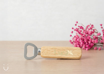 Authentieke flesopener - bedrukt - Doopsuiker