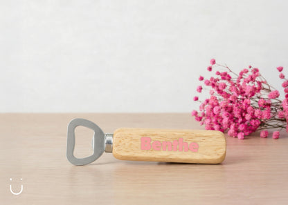 Authentieke flesopener - bedrukt - Doopsuiker