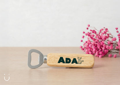 Authentieke flesopener - bedrukt - Doopsuiker