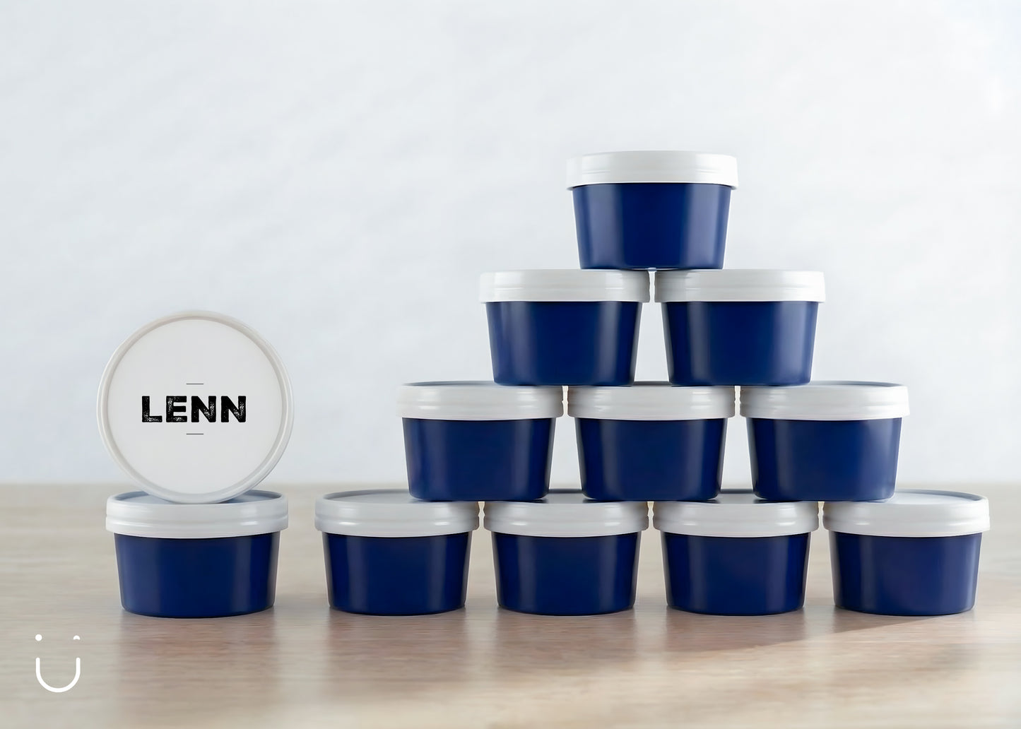 10x Deugeniet doopsuiker doosje - Donkerblauw