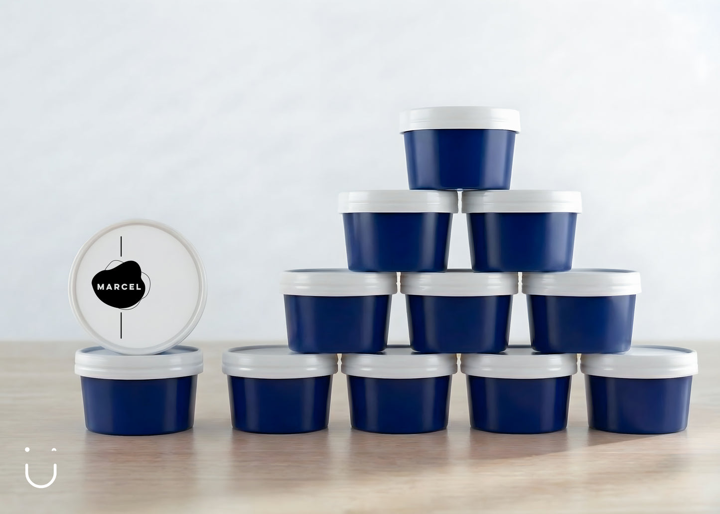 10x Deugeniet doopsuiker doosje - Donkerblauw