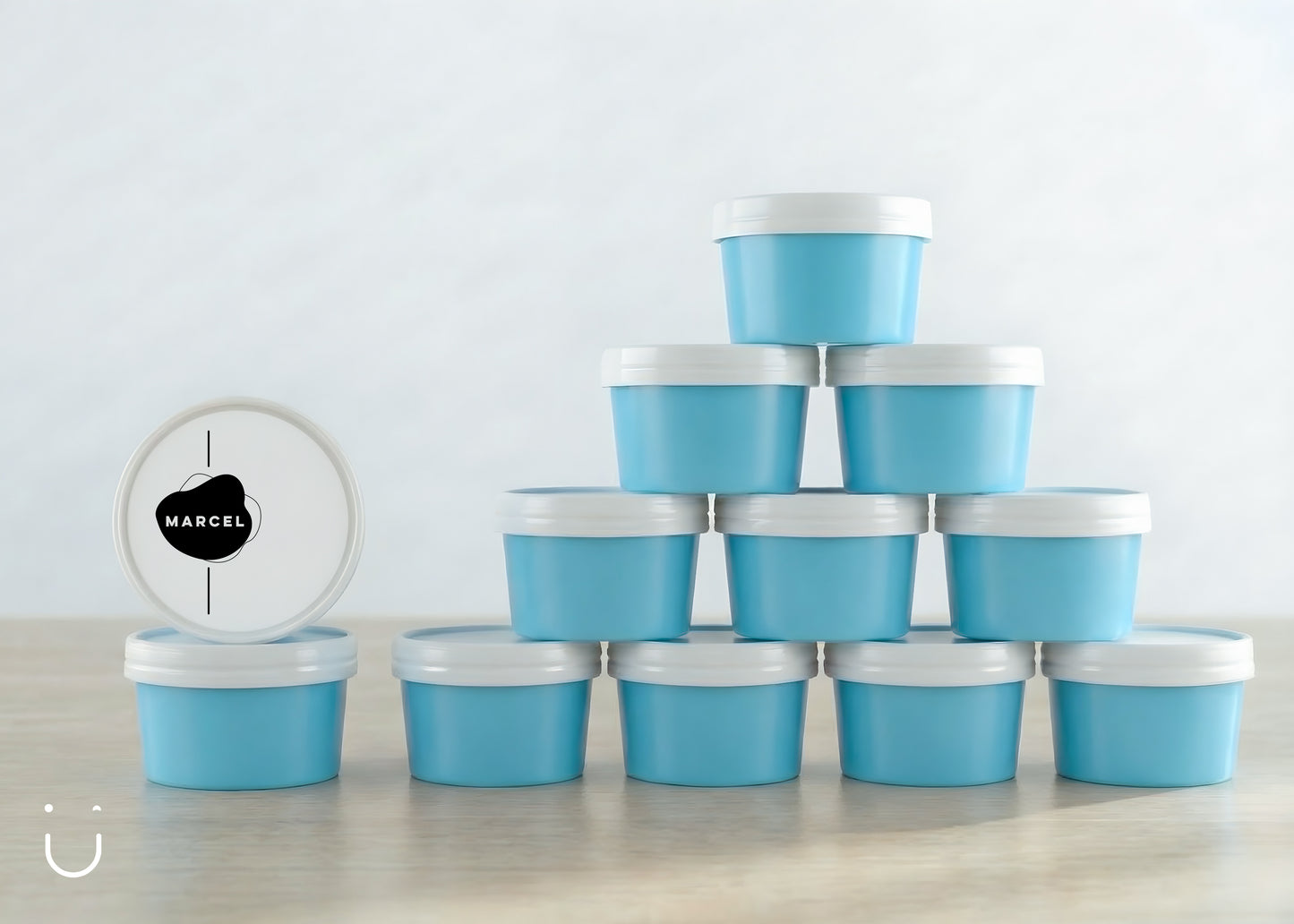 10x Deugeniet doopsuiker doosje - Blauw