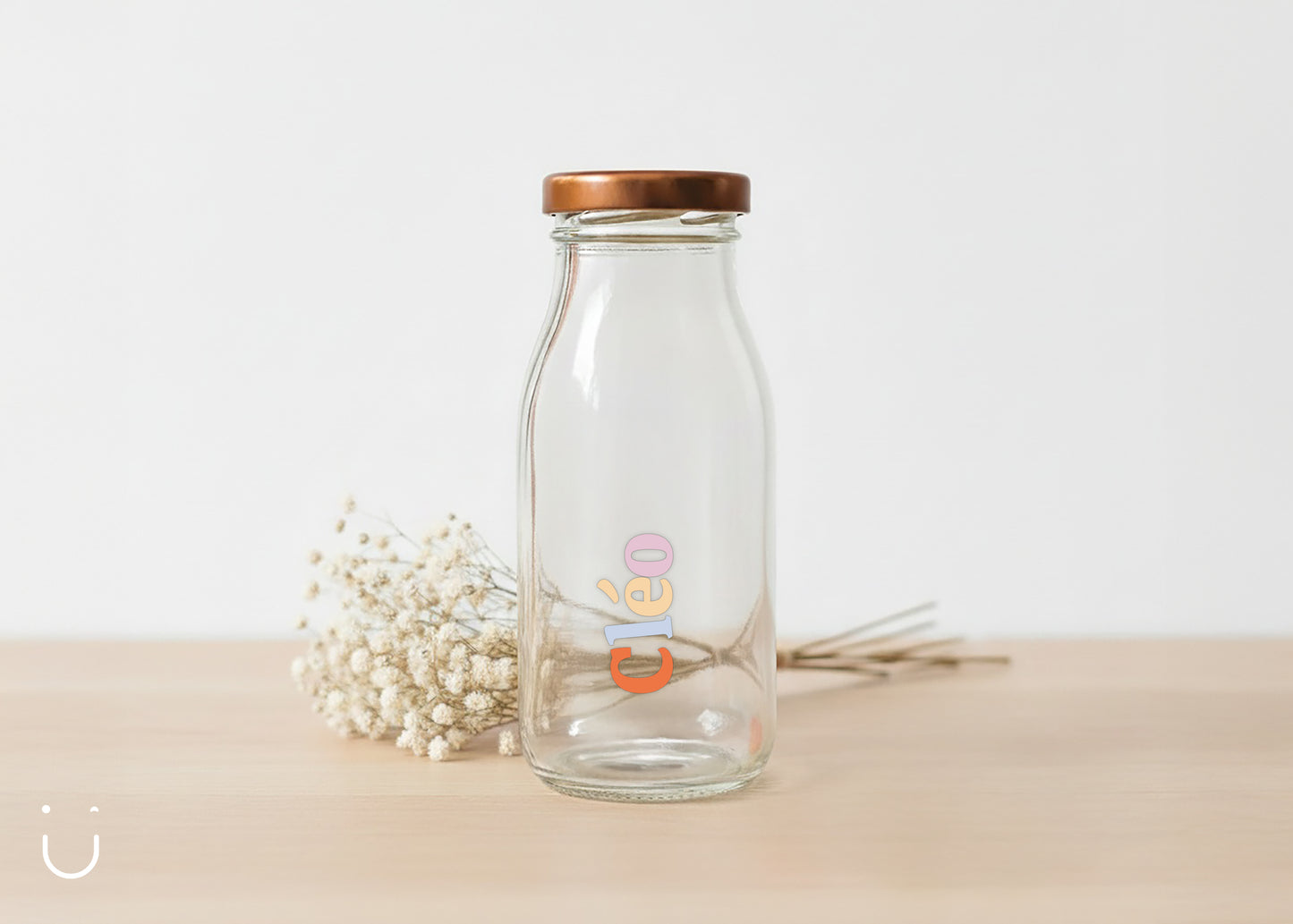 Melkflesje met naam - Doopsuiker