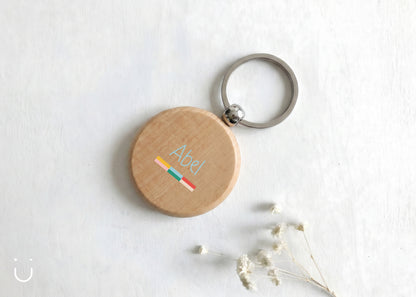 Ronde sleutelhanger - Doopsuiker