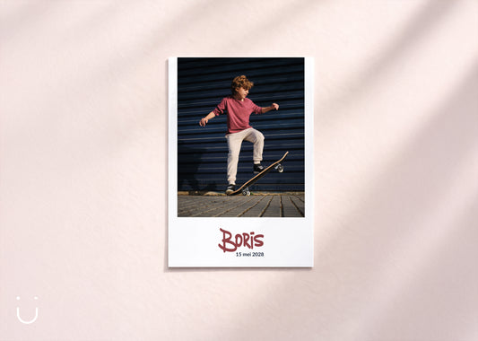Communiekaartje "Boris"