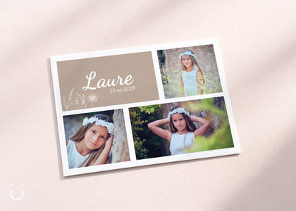 Communiekaartje "Laure"