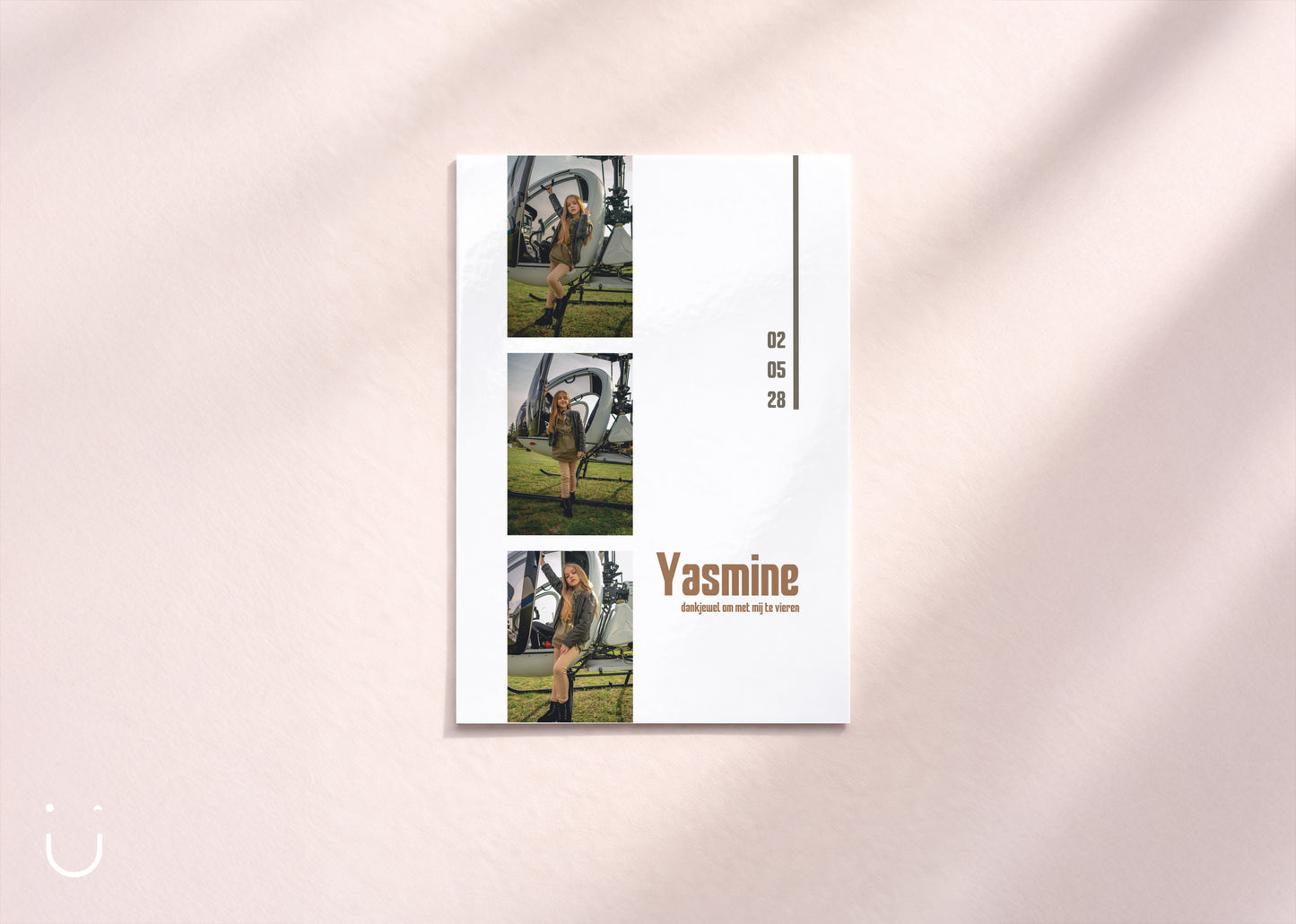 Communiekaartje "Yasmine"