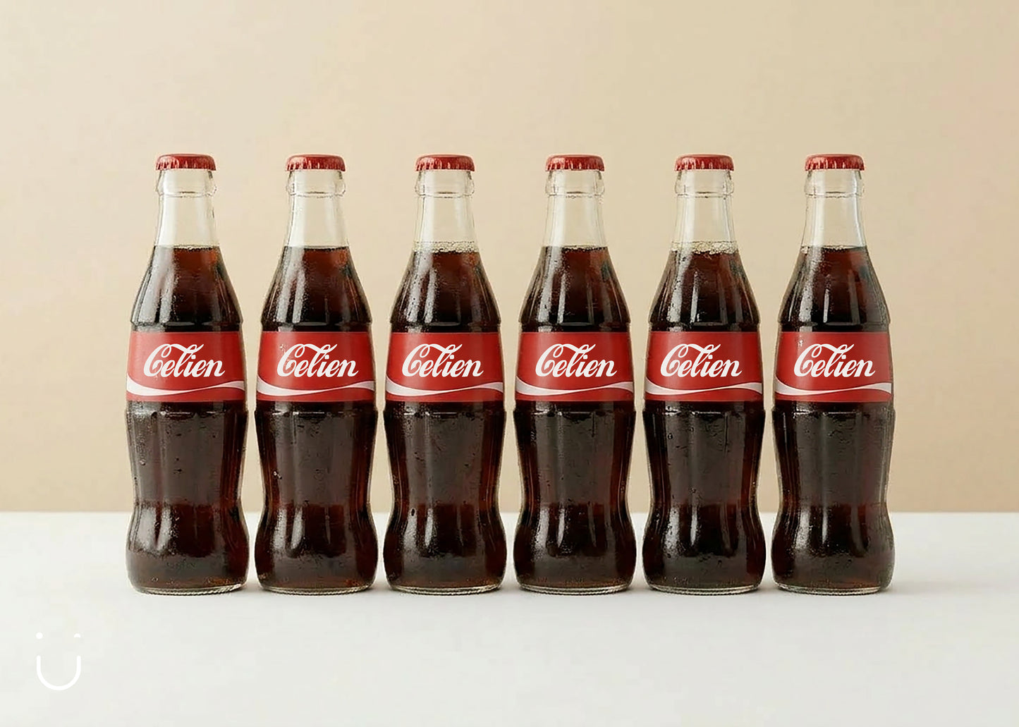 ETIKET Coca cola flesje - gepersonaliseerd