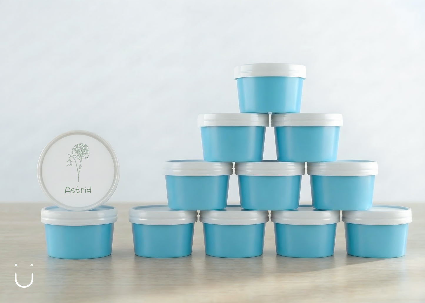 10x Deugeniet doopsuiker doosje - Blauw