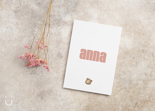 Geboortekaartje "Anna"