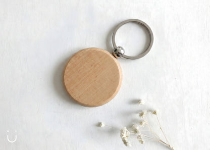 Ronde sleutelhanger - Doopsuiker