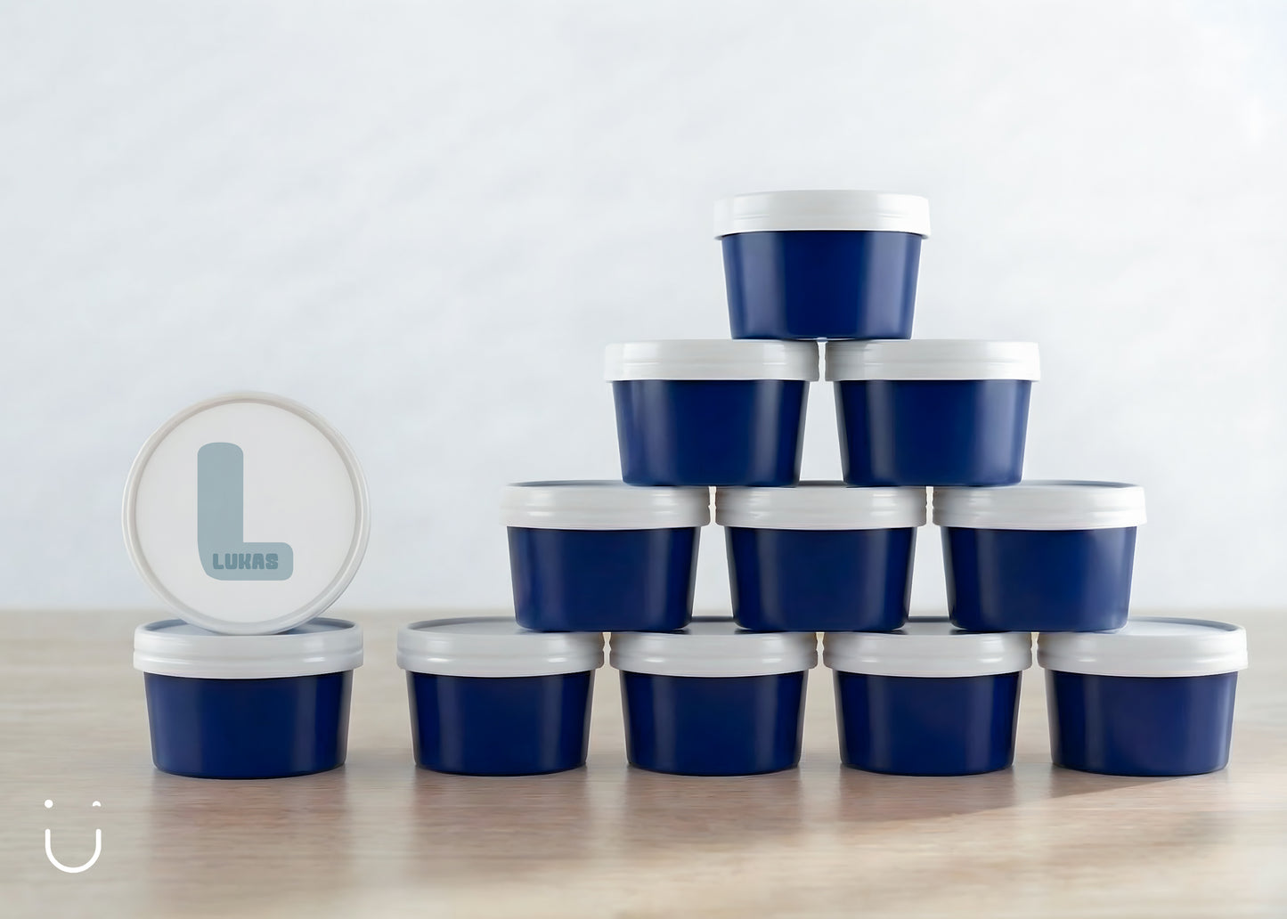 10x Deugeniet doopsuiker doosje - Donkerblauw