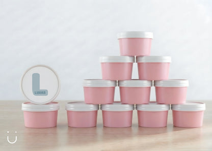 10x Deugeniet doopsuiker doosje - Roze