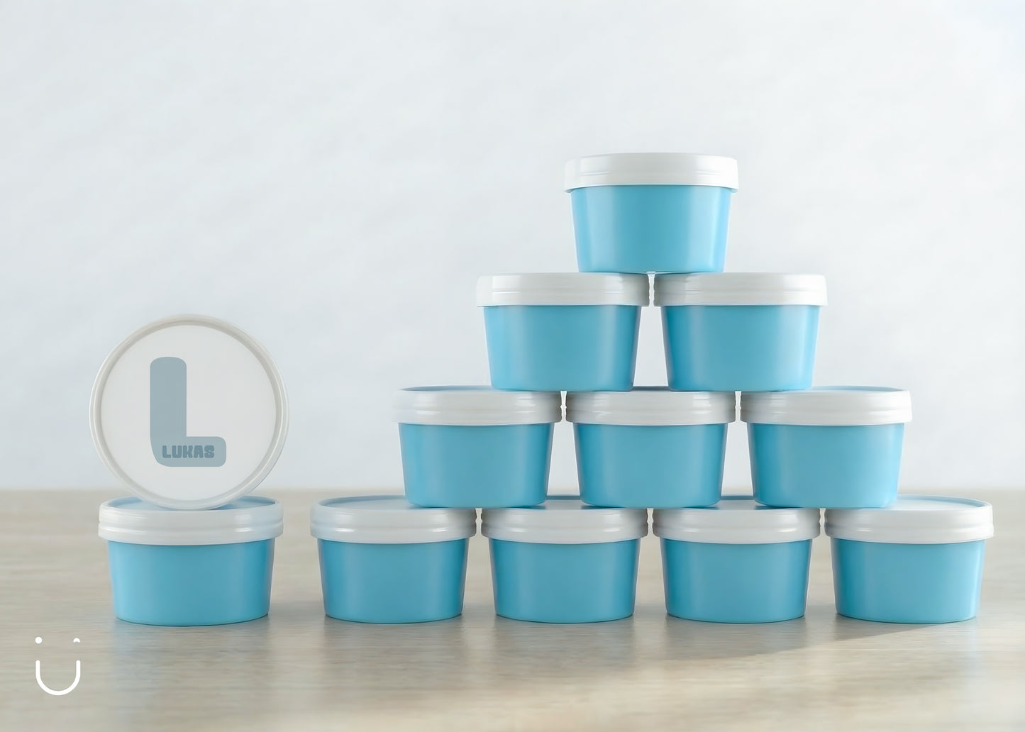 10x Deugeniet doopsuiker doosje - Blauw