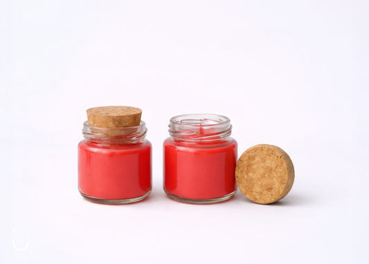 Mini kaars - Rood - Doopsuiker