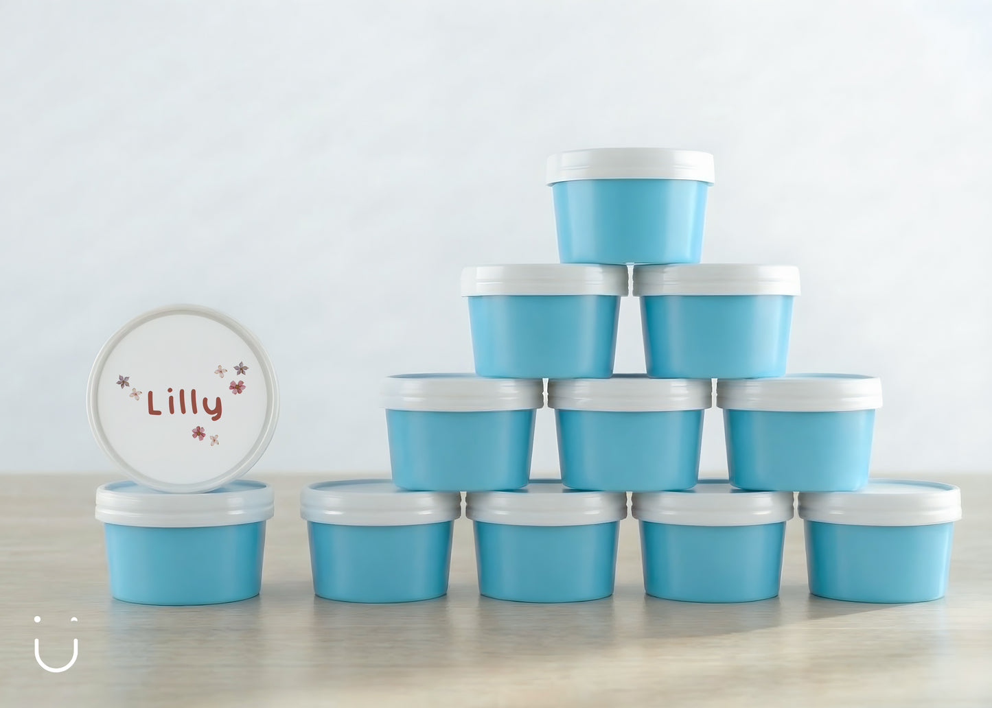 10x Deugeniet doopsuiker doosje - Blauw