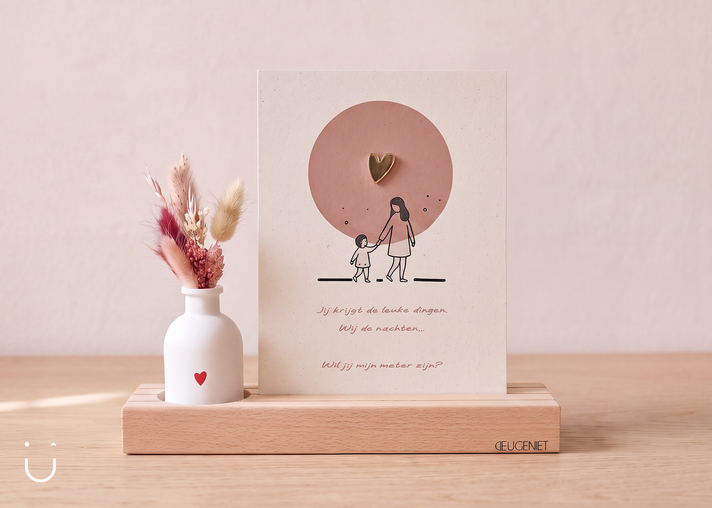 Meter vragen cadeau met droogbloemen – Leuke meter gezocht
