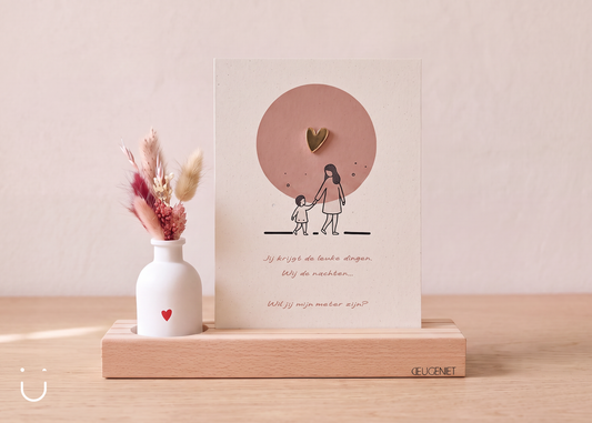 Meter vragen cadeau met droogbloemen – Leuke meter gezocht