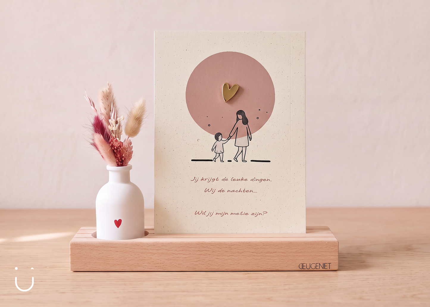 Metie vragen cadeau met droogbloemen – Leuke metie gezocht