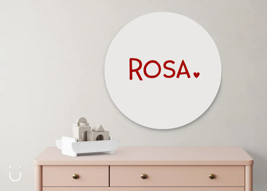 Muurcirkel "Rosa"
