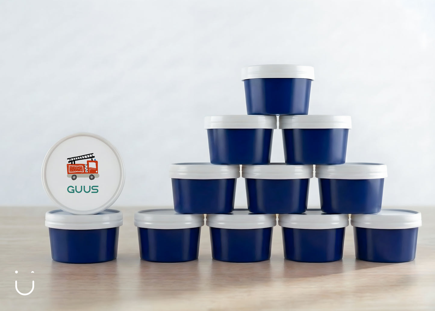 10x Deugeniet doopsuiker doosje - Donkerblauw