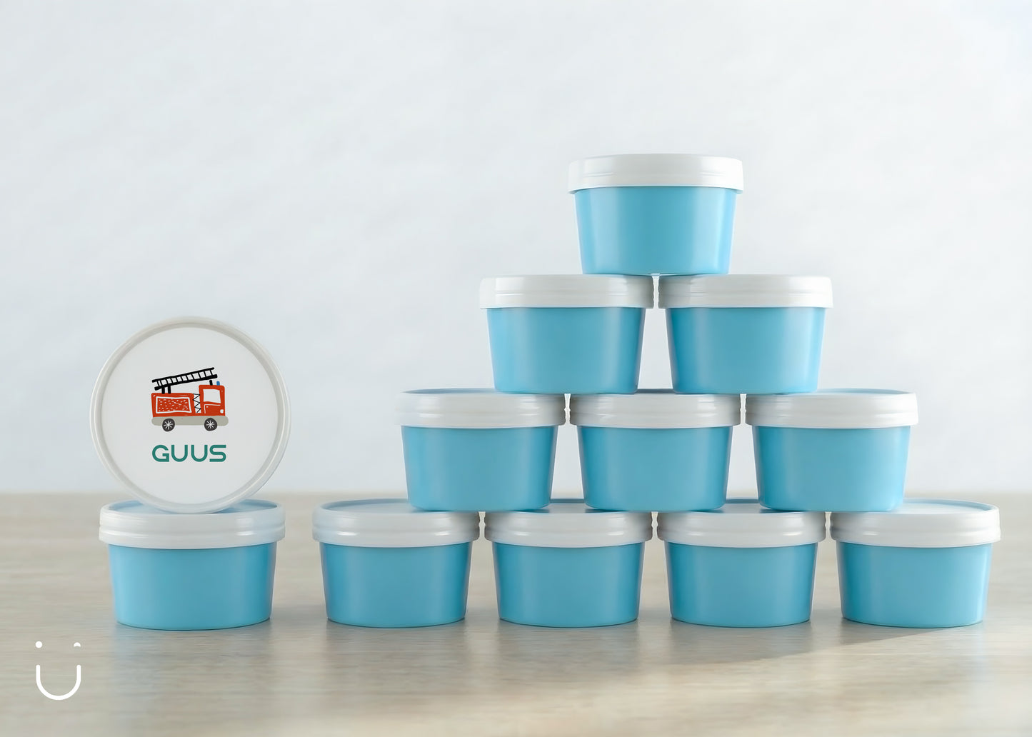 10x Deugeniet doopsuiker doosje - Blauw