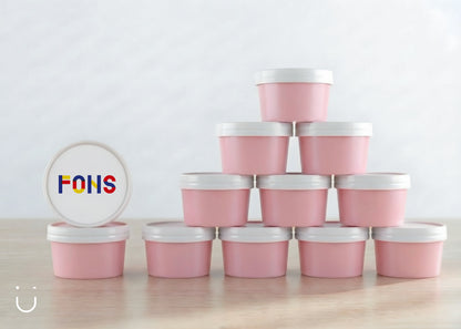 10x Deugeniet doopsuiker doosje - Roze