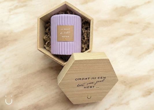 kaars cadeau liefste meter