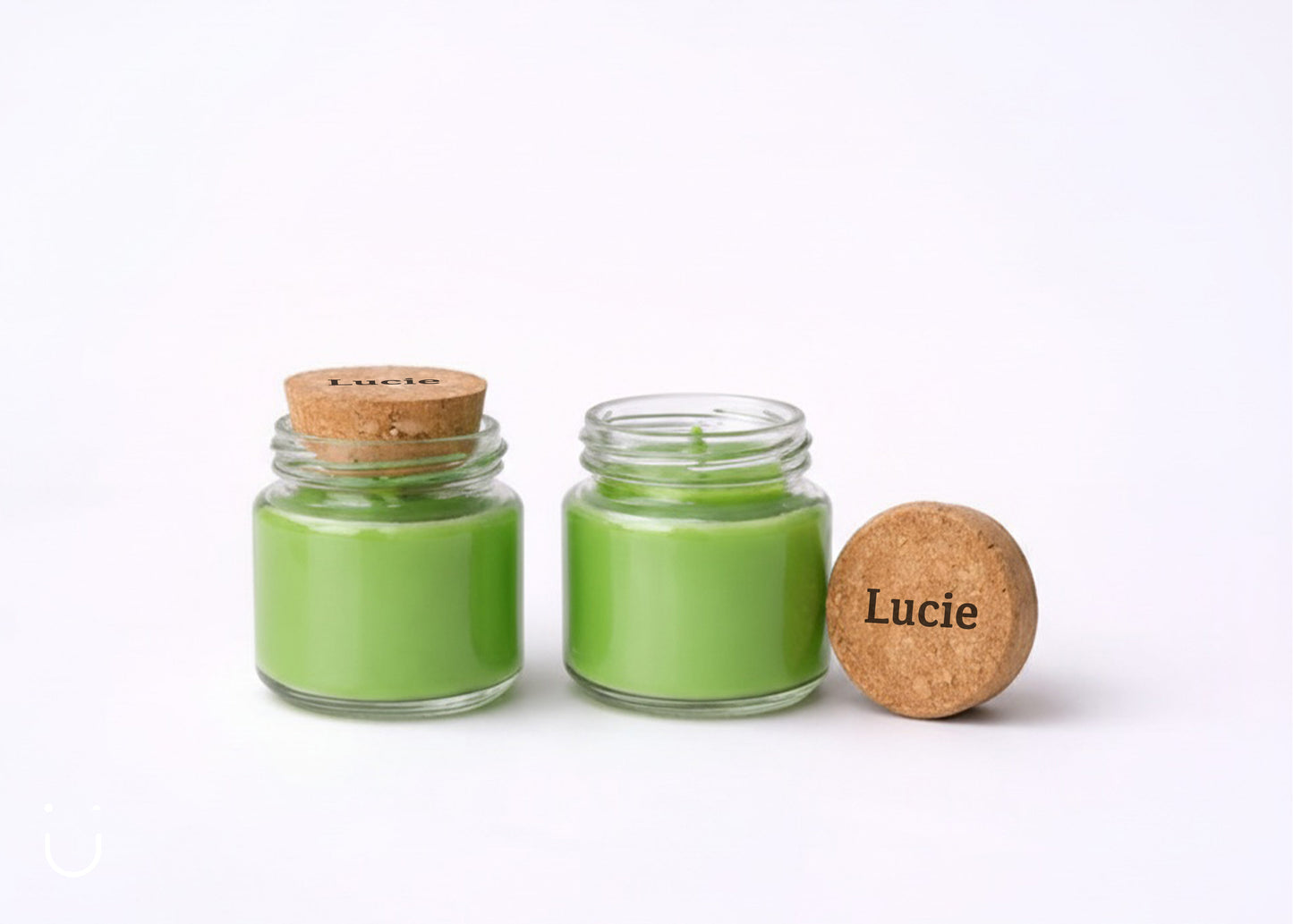 Mini kaars - Groen - Doopsuiker