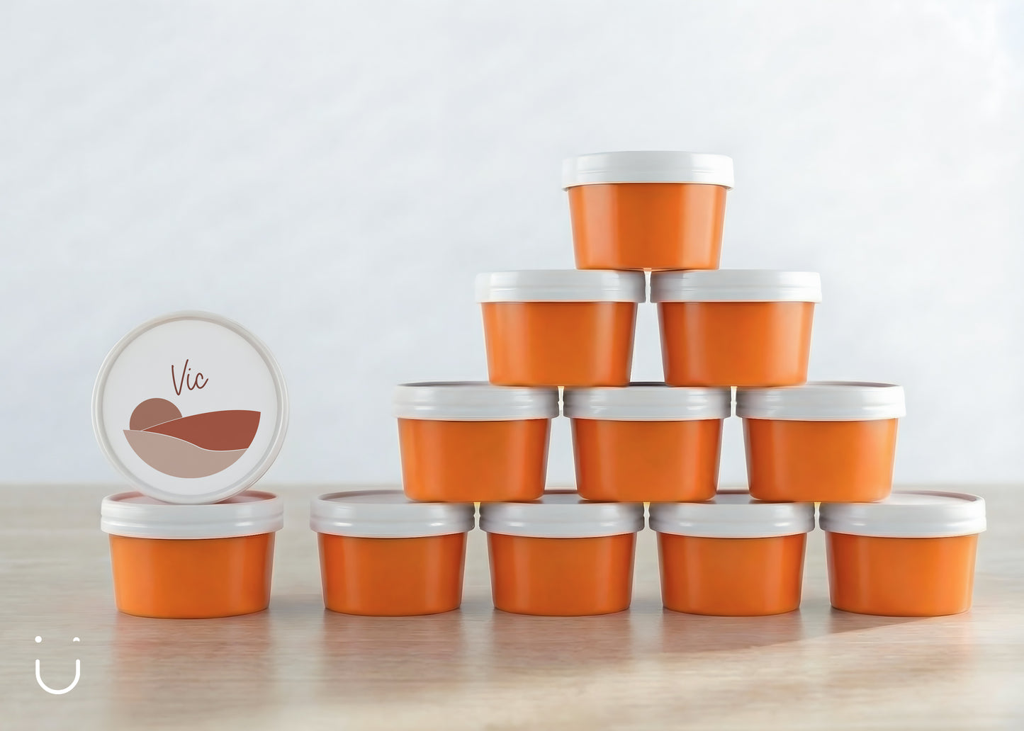 10x Deugeniet doopsuiker doosje - Oranje