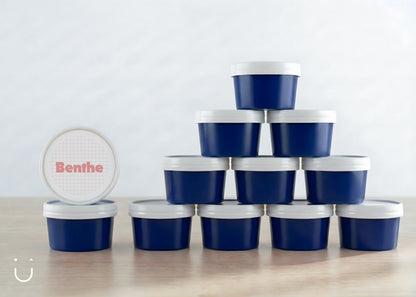 10x Deugeniet doopsuiker doosje - Donkerblauw