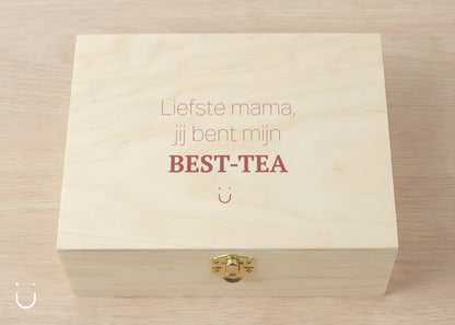 Theedoos cadeau - Liefste mama, jij bent mijn best-tea