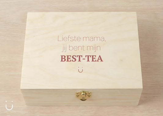 Theedoos cadeau - Liefste mama, jij bent mijn best-tea