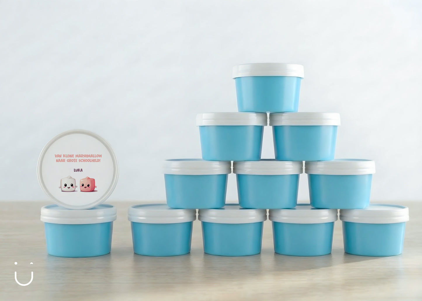 Traktatie crèche Marshmallow • Per 10 stuks