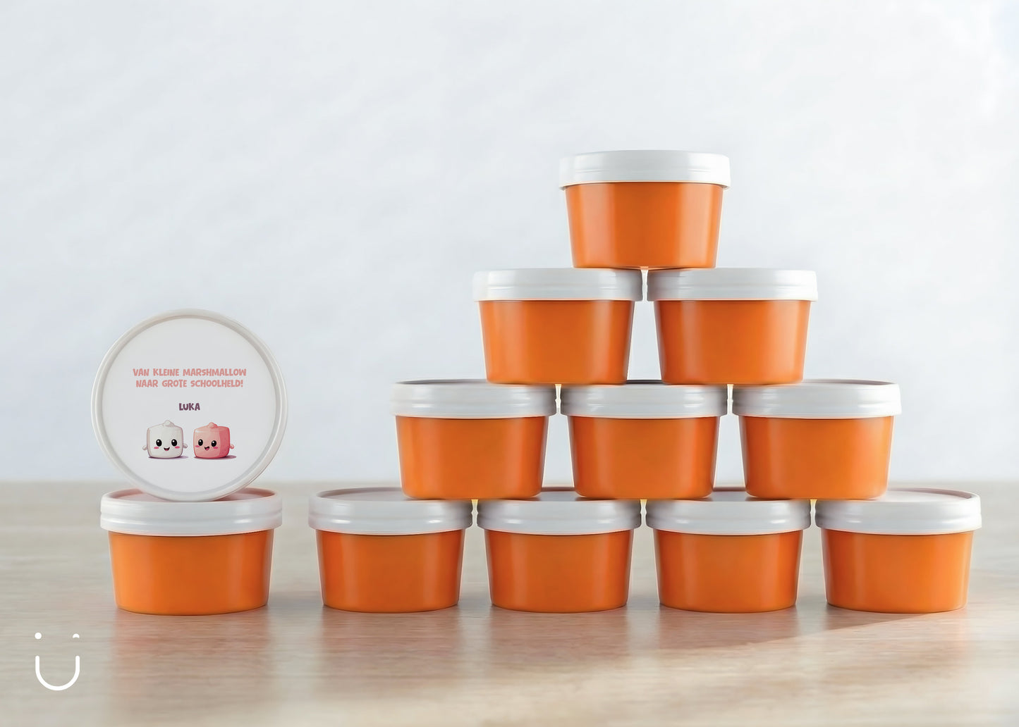 Traktatie crèche Marshmallow • Per 10 stuks