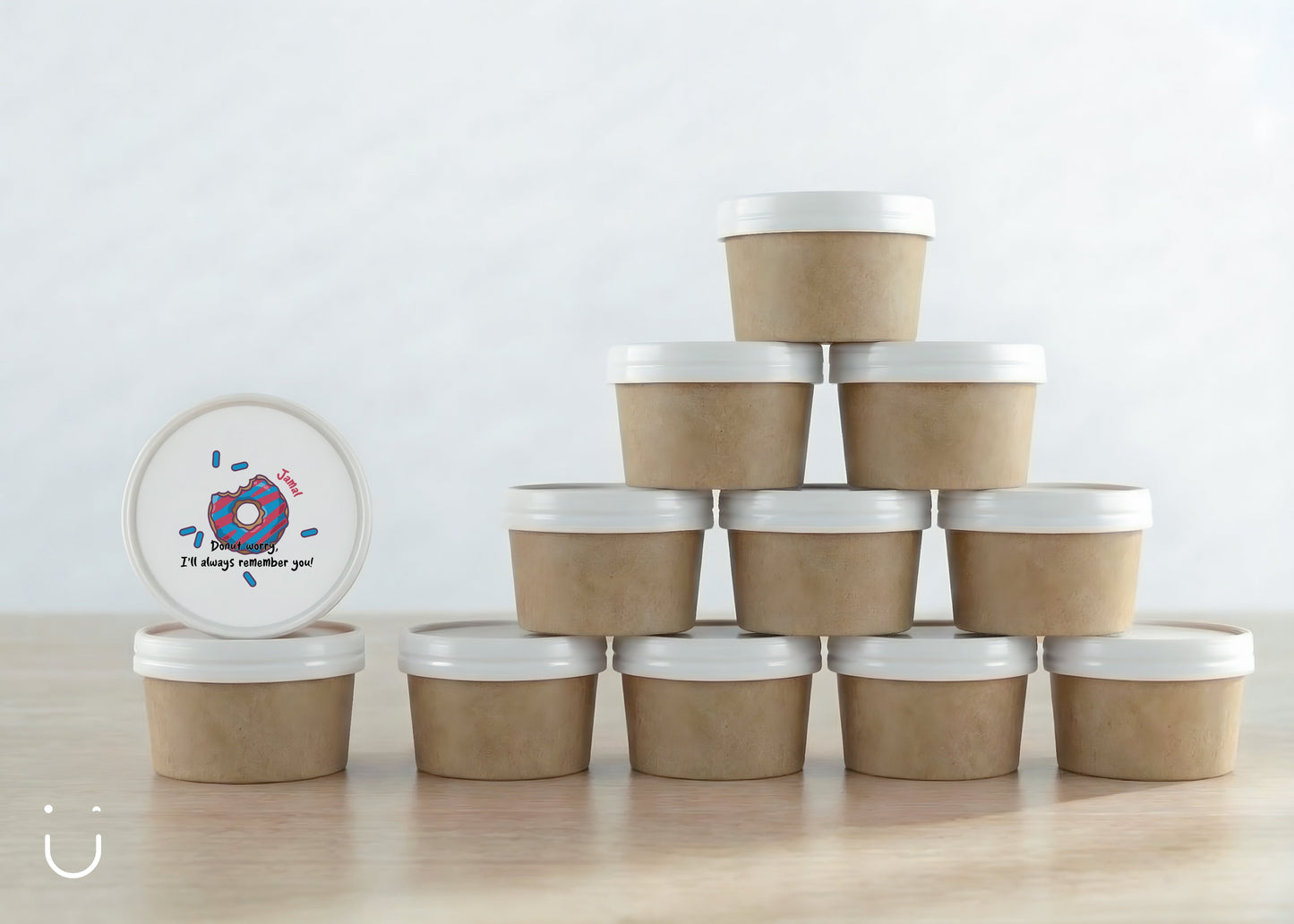 Traktatie crèche Donut • Per 10 stuks