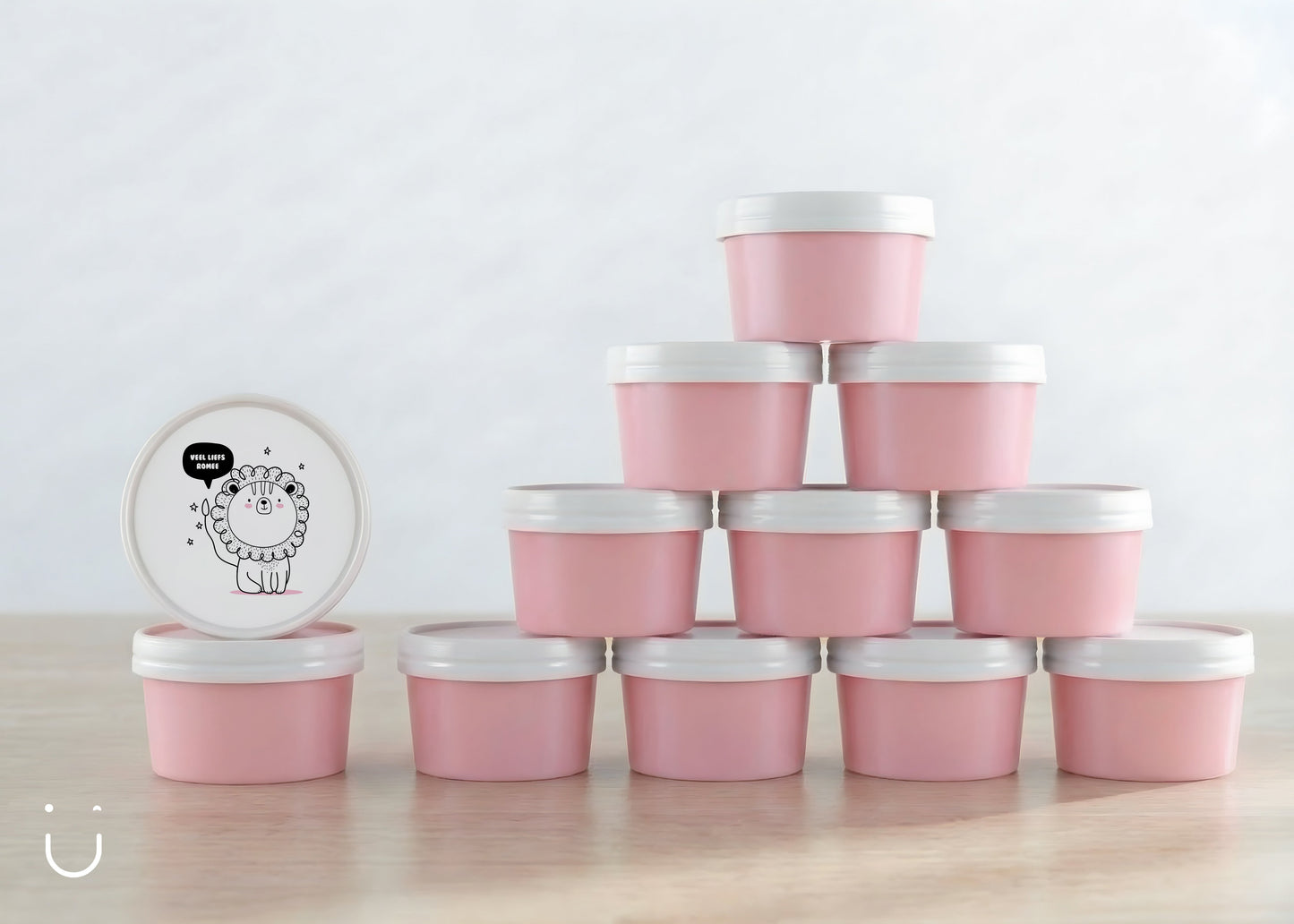 Traktatie crèche Veel liefs • Per 10 stuks
