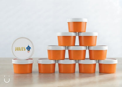 10x Deugeniet doopsuiker doosje - Oranje