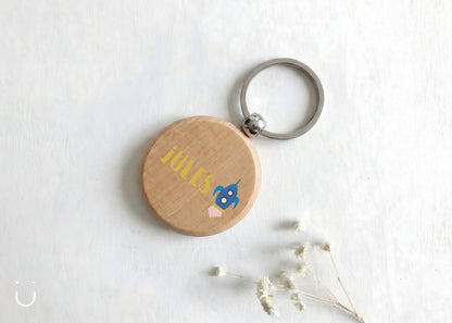 Ronde sleutelhanger - Doopsuiker