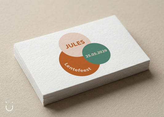 Communie uitnodiging "Jules"