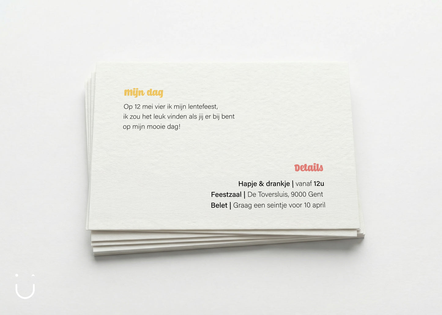 Communie uitnodiging "Annelotte"