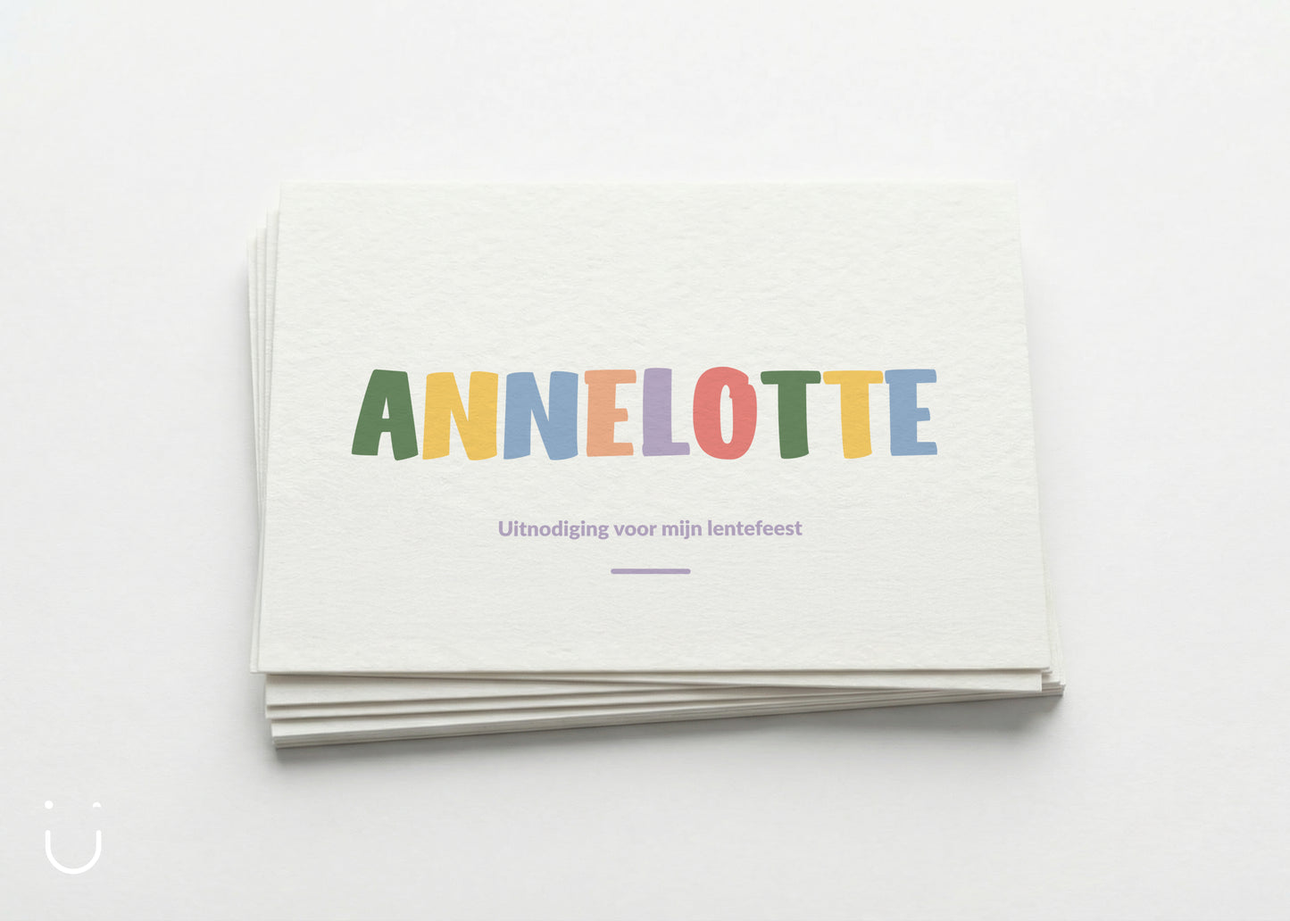 Communie uitnodiging "Annelotte"