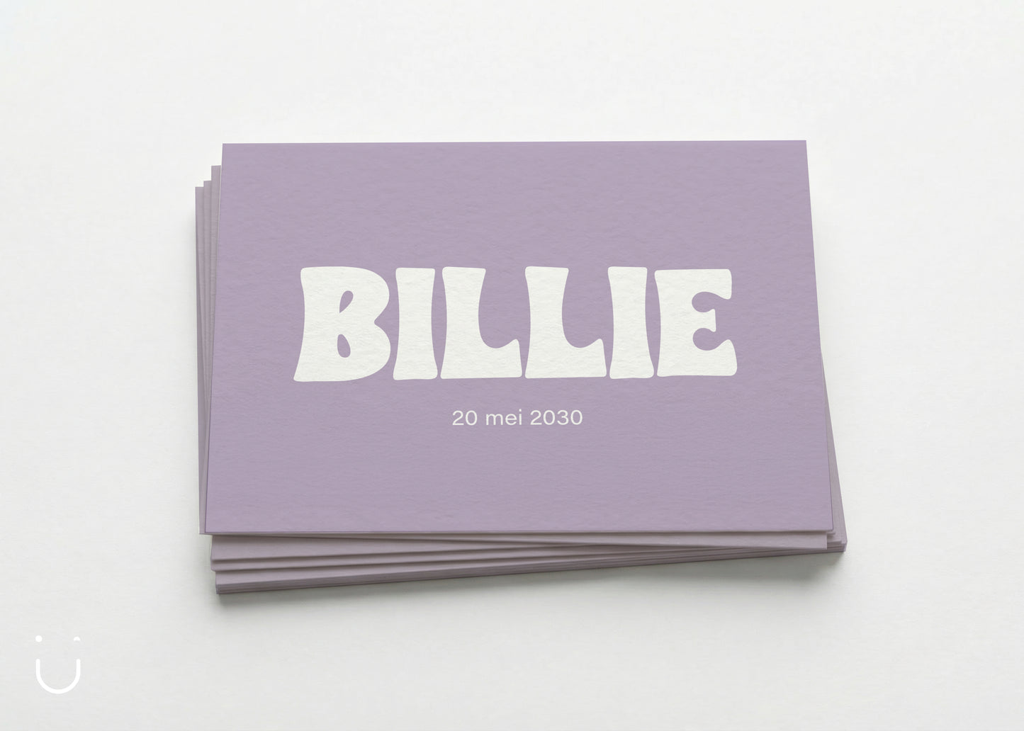 Communie uitnodiging "Billie"