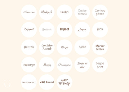 Vinyl sticker - 5cm - Doopsuiker • vanaf 20 stuks