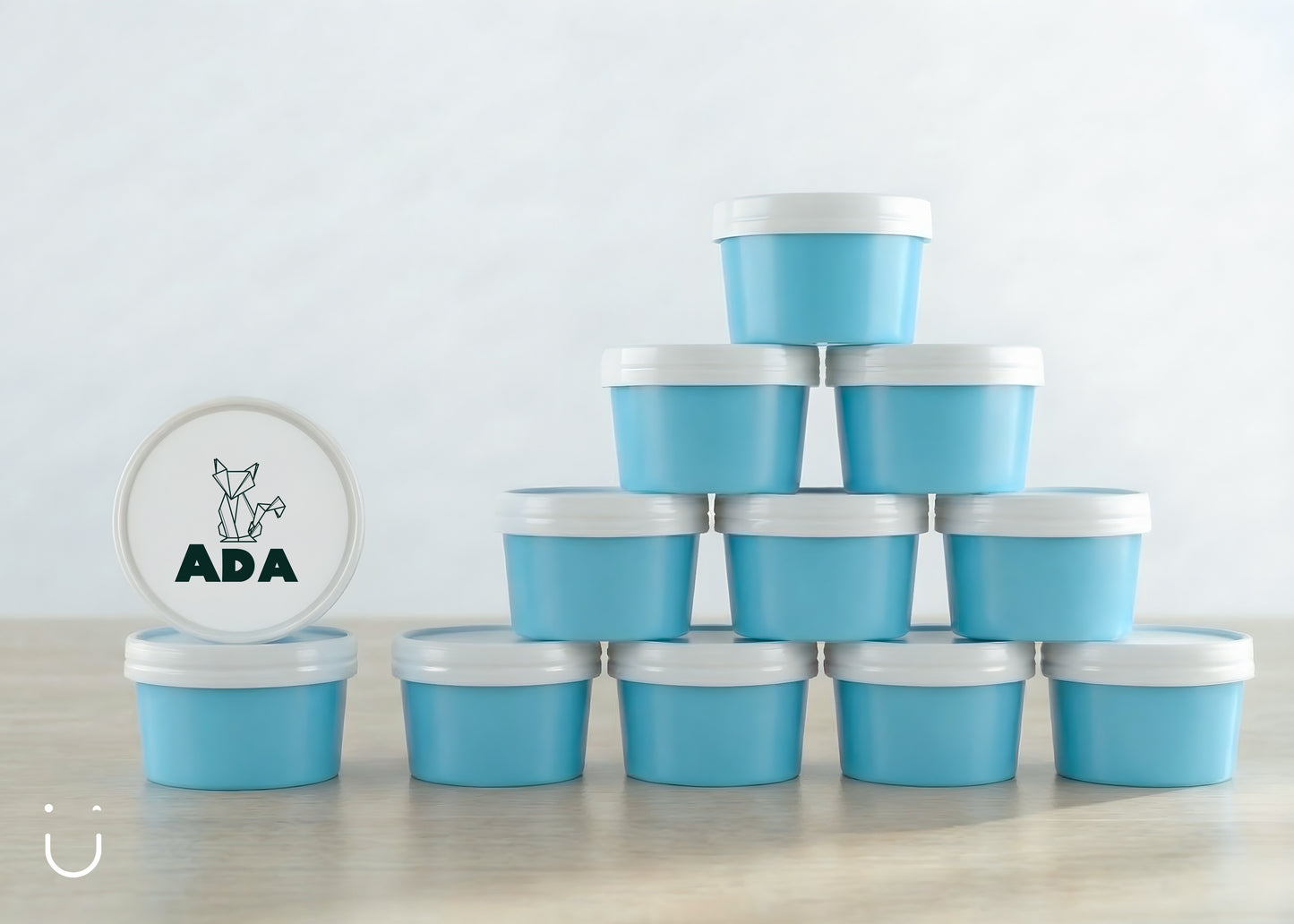 10x Deugeniet doopsuiker doosje - Blauw