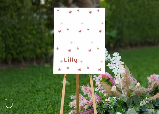 Welkomstbord "Lilly"