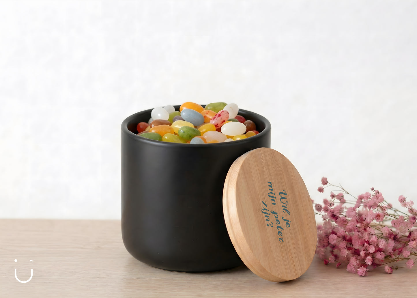 Cadeau snoeppot - Wil jij mijn peter zijn